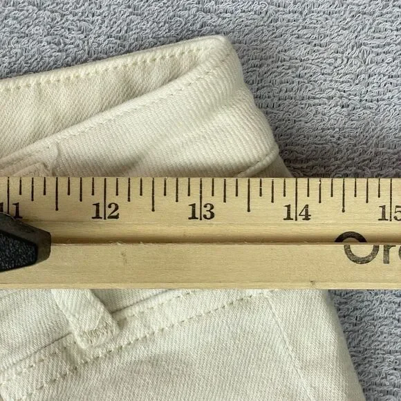 Pilcro Hemp / Cotton Baggy Pants Women’s 25 Cream / Off White Ankle Length - Picture 16 of 16